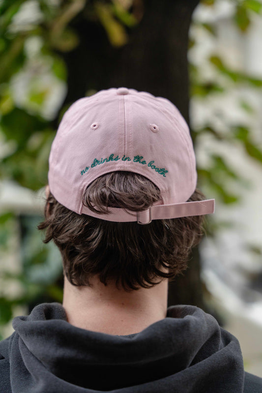 No Drinks in the Booth - Baseball Cap (Pink)