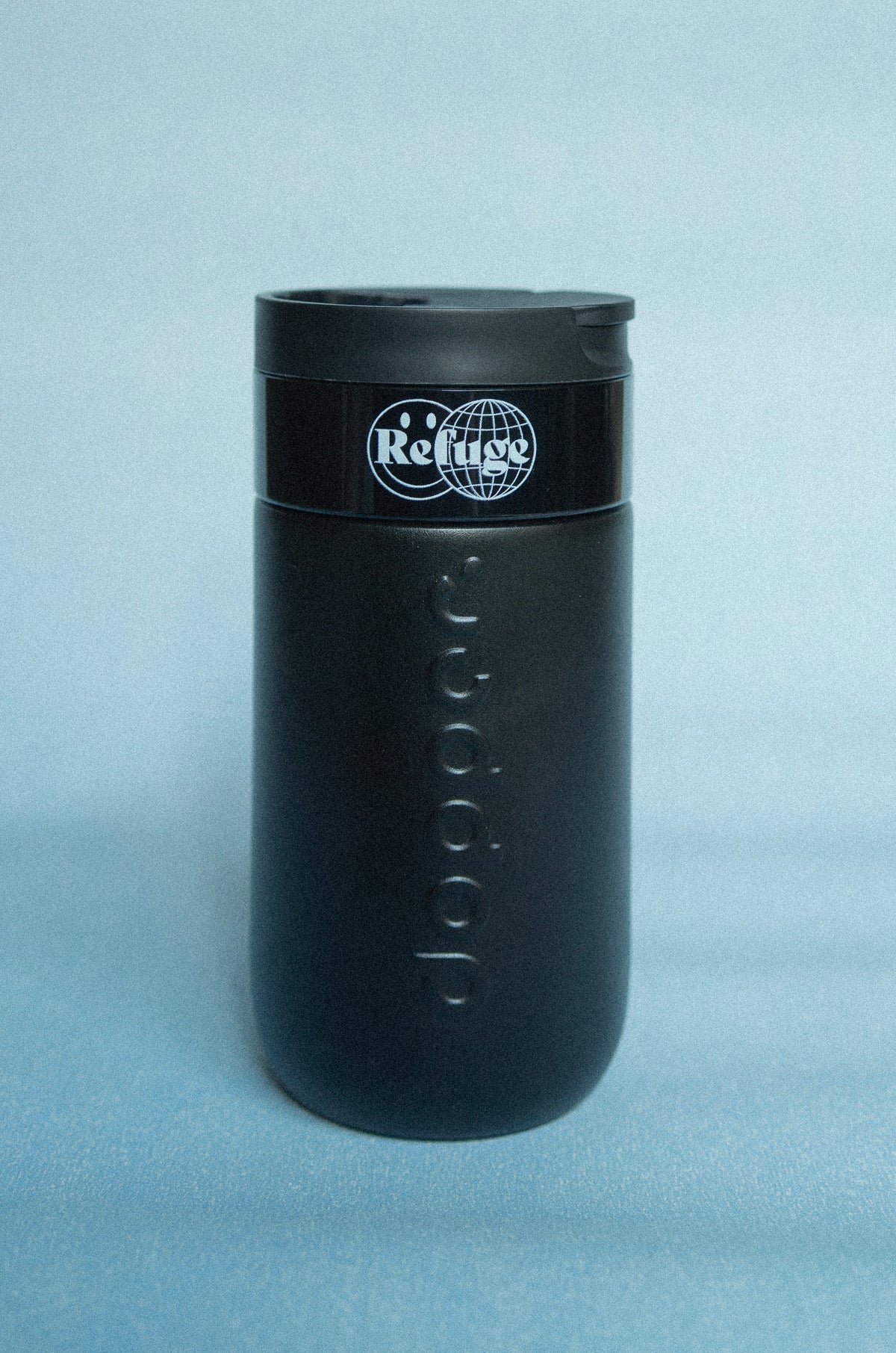 Refuge Worldwide x Dopper Travel Mugs