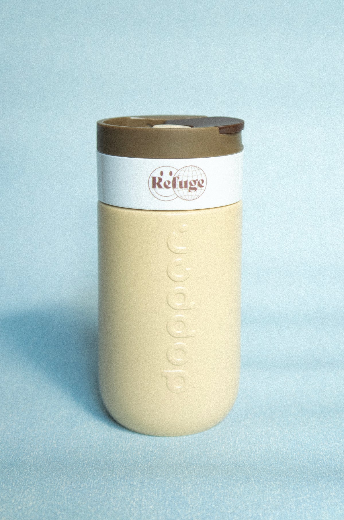 Refuge Worldwide x Dopper Travel Mugs