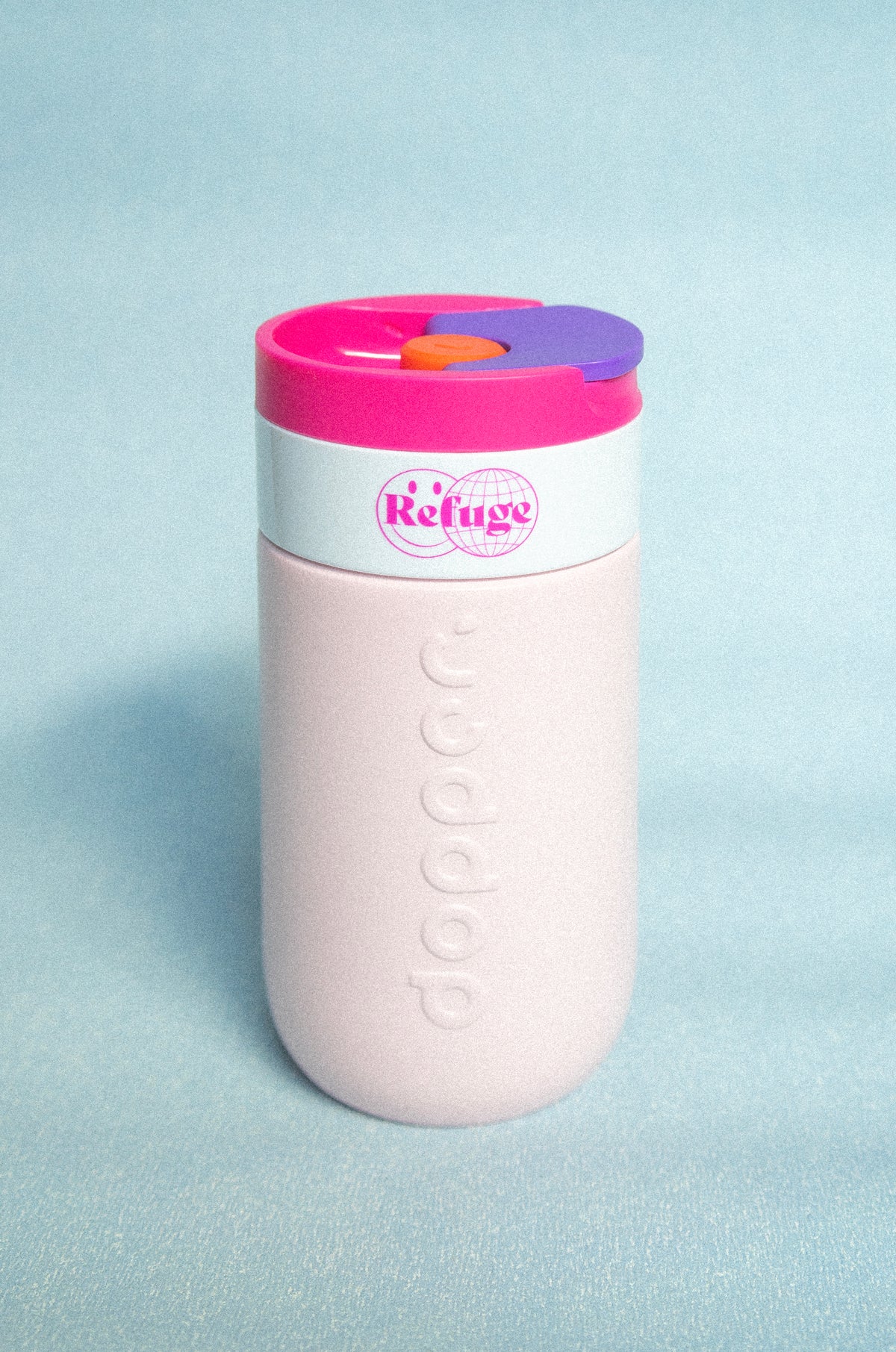 Refuge Worldwide x Dopper Travel Mugs